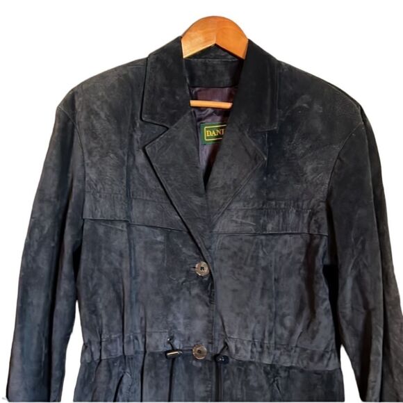 Vintage Danier suede jacket with shoulder pads‎ - Picture 2 of 11